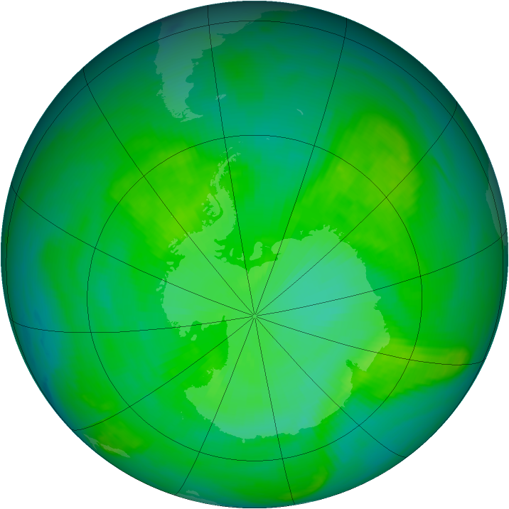 Ozone Map 1981-12-10